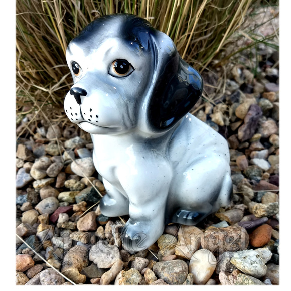 Vintage Other - Vtg Ceramic Puppy Dog Flower Pot Planter Vintage Other - Vtg Ceramic Puppy Dog Flower Pot Planter
